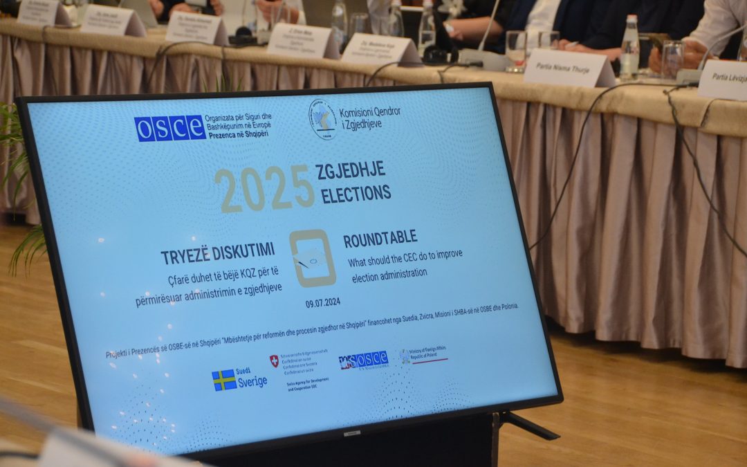 Discussion table: “What should the CEC do to improve the management of the 2025 elections?”