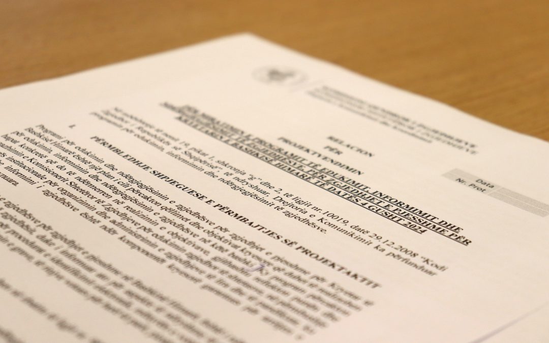 Himarë by-election – Accreditation of observers through the CEC’s “Observer Portal”